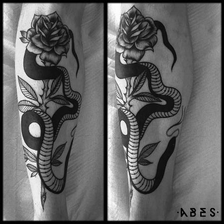 Tattoos - snake black - 119867